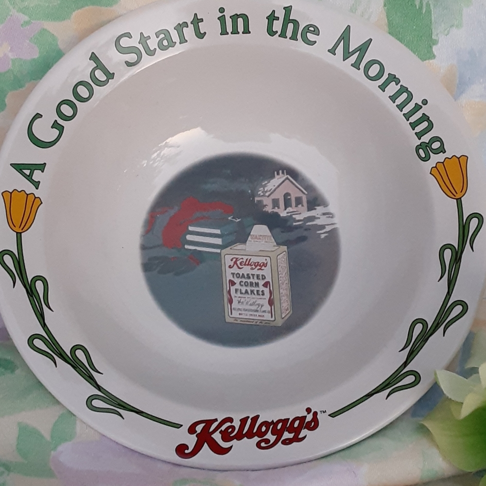 Vintage Kellogg's cereal bowl